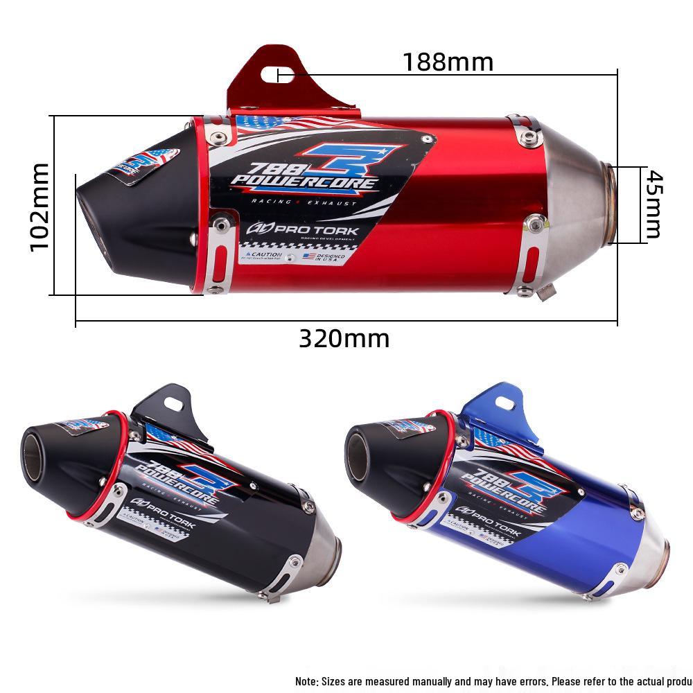 CRF150R/CRF230/CRF250 Off-road Full Exhaust Pipe Set