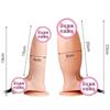 Inflatable and Inflatable Simulation Male Suction Cup Thick Sex Products Rear Anal Plug Female Hands Free Masturbation Device