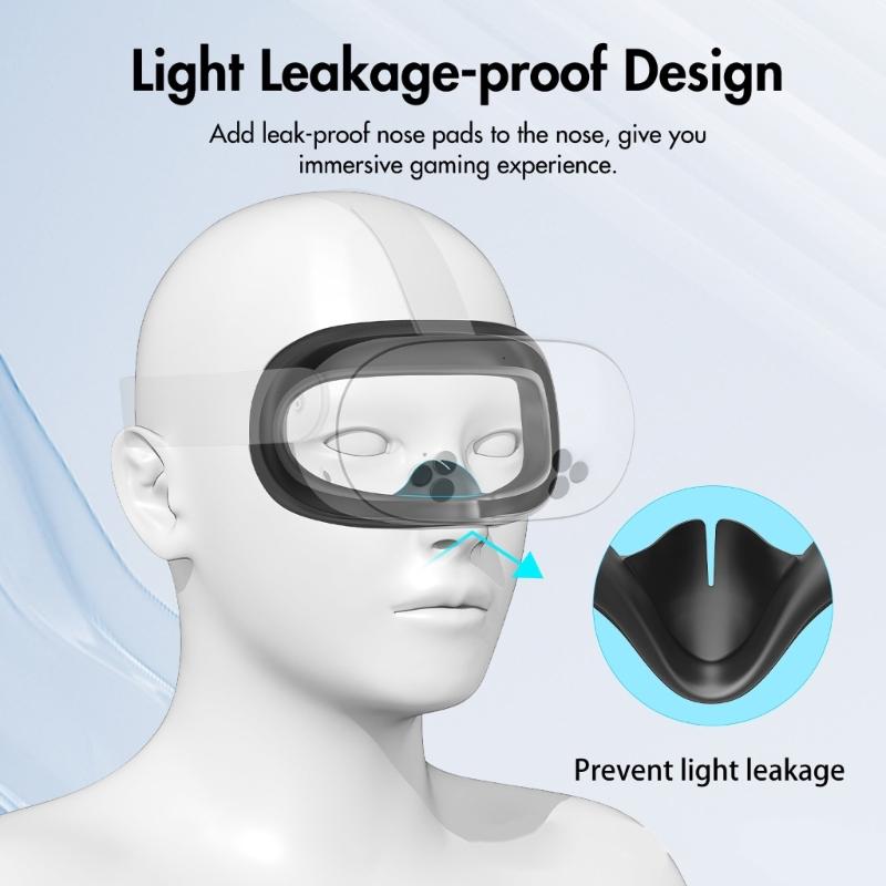Innovative Silicone Virtual Reality Accessories Package With Lens Guard And Controller Covers For Better Virtual Experience
