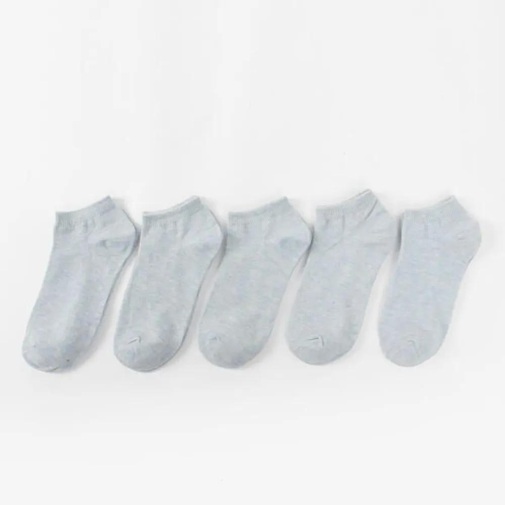 With Market Women s Ankle Socks 5 Pairs (Blue)