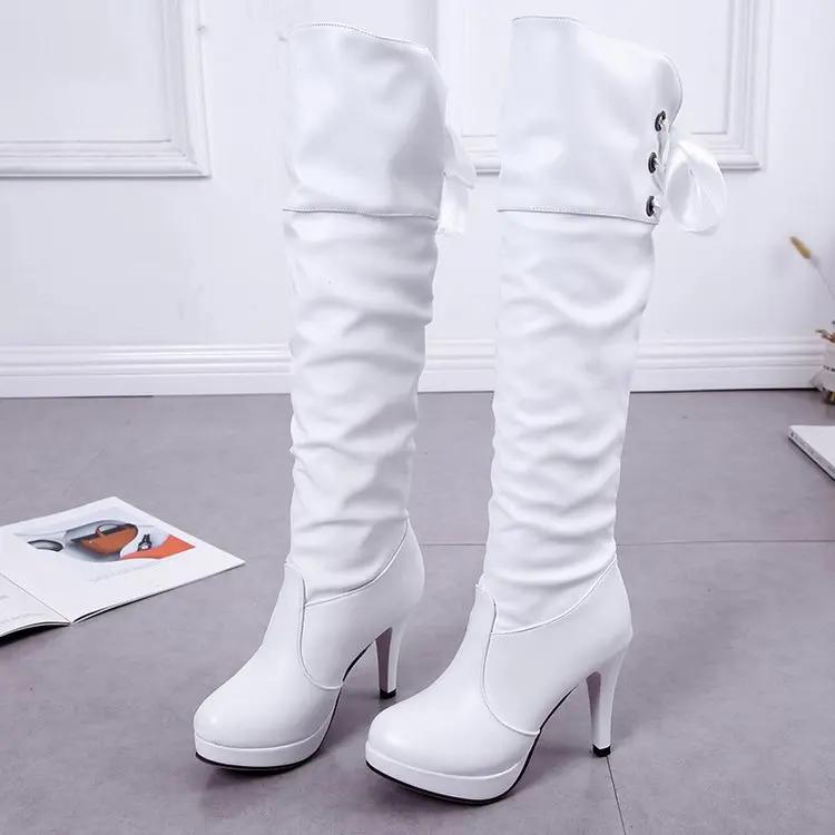 Women Boots Luxury Knight Women Length Boot Fashion Sexy Soft Leather Shoes Leather Elegant Comfortable Knee High Boots