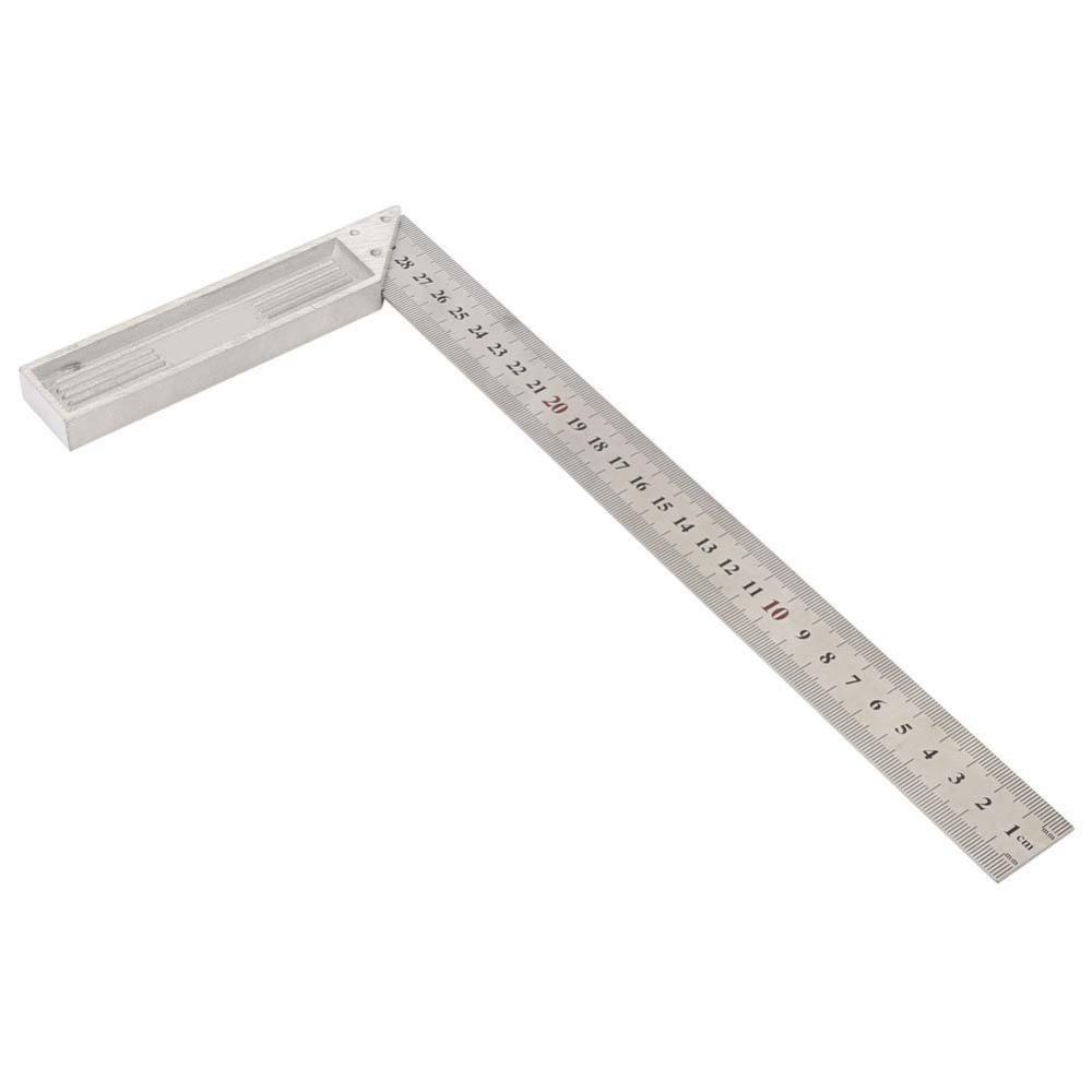 Stainless Steel 90 Degree Ruler L-Shaped Straightedge Ruler for Woodworking Measuring