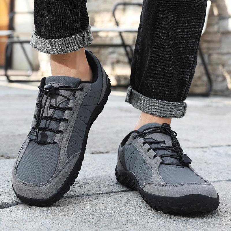 Shoes Outdoor casual shoes Breathable hiking shoes Large size sports shoes Non-slip and wear-resistant widened couple barefoot shoes