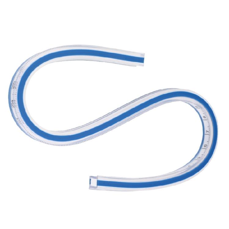 Flexible Drafting Ruler Bendable Drawing Ruler Double Side Scale Ruler For Architectural Drafting Sewing Drawing Tool