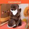 Adorable Sitting And Laying Plush Otter Stuffed Animal Toy Soft Pp Cotton Gift For Kids