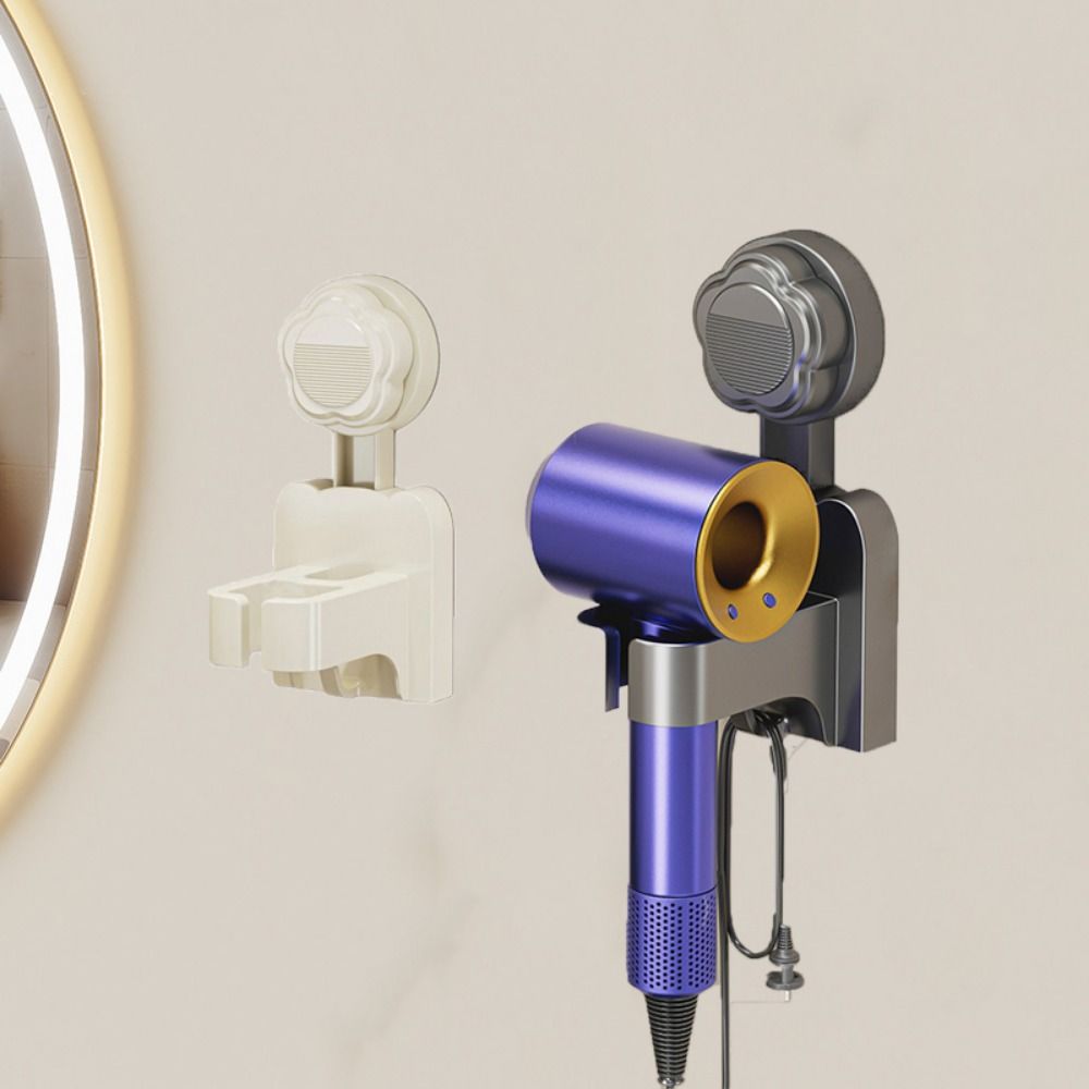 2Pcs Punch-Free Blow Dryer Hanger Wall Mounted Air Blower Storage Bracket  for Home