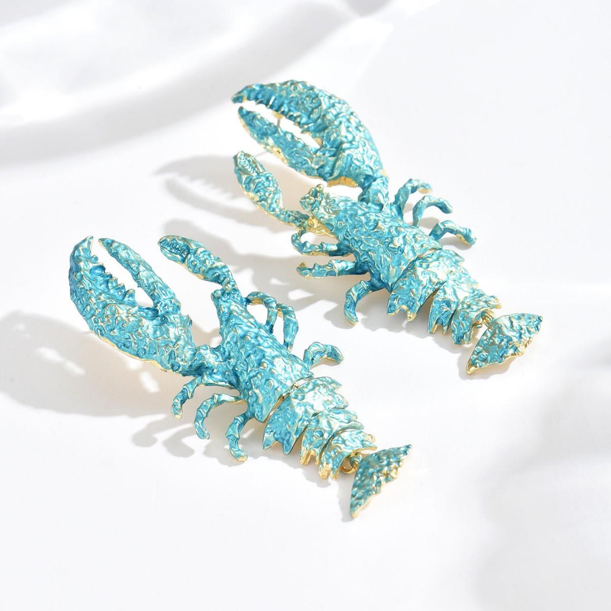 

Модные серьги-подвески для женщин синий