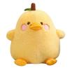 26-27 Pear Duck Doll 2-in-1 Plush Toy Soft Stuffed Animal Sofa Cushion Cute Cartoon Duck Plushies Doll Pillow Companion Soothe Toy For Kids Girls Home