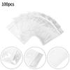 100 Plastic Bag 100pcs Baggies Baggy Bags Clear Mini Resealable Self Seal Small Zipper Lock Grip Plastic Brand New