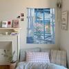 VIKAMA Kawaii Anime Tapestry Bohemian Wall Art Hippie Mandala Decor for Bedroom Living Room Dorm Aesthetic Room Decor