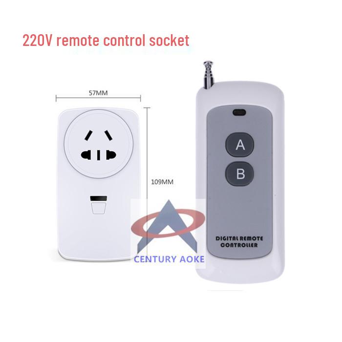 Wireless 220V Remote Control 3-Pin Socket
