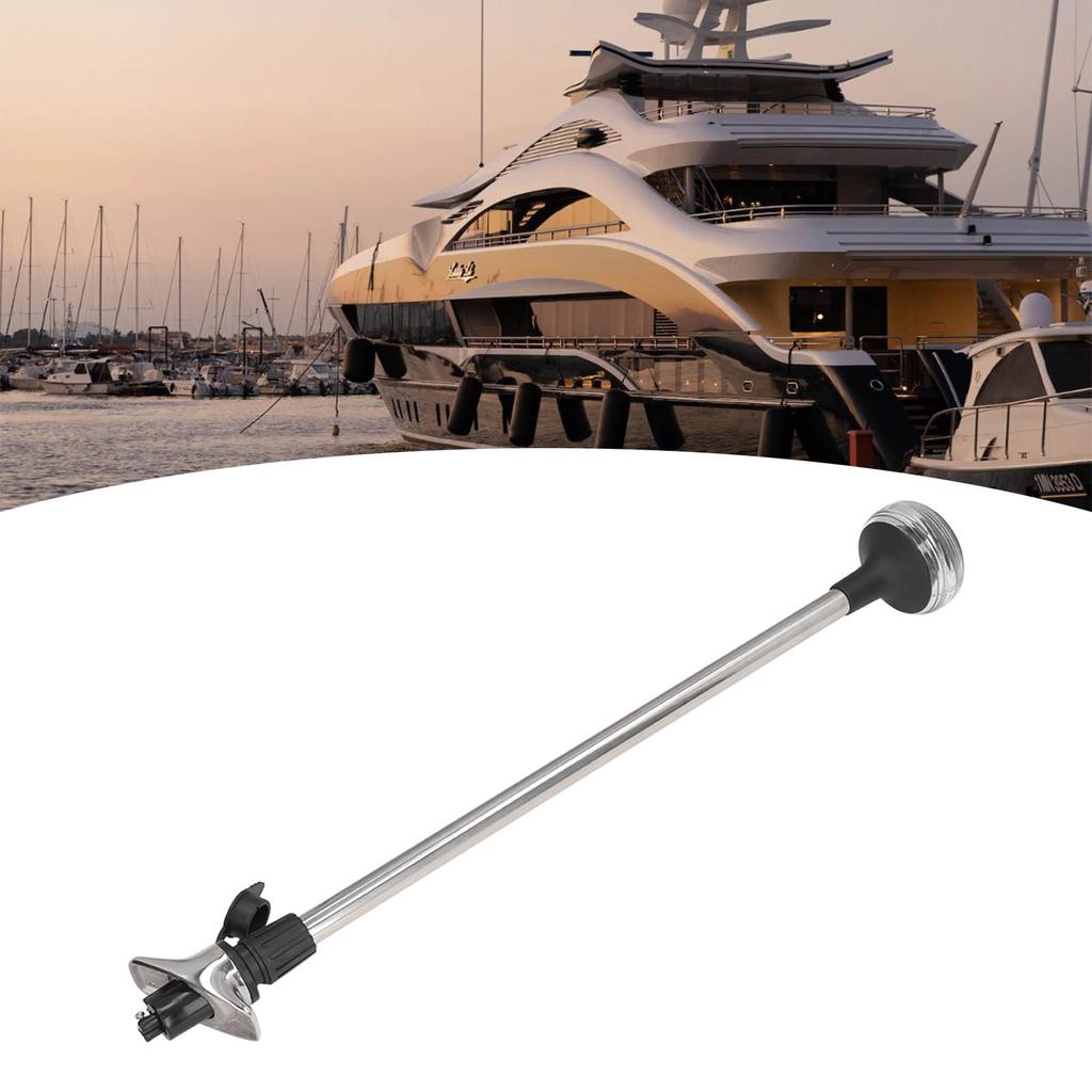 24in Telescoping Anchor Light All Round LED Stern Light 2 Pin Pole IP66 Waterproof DC12V 24V 5W