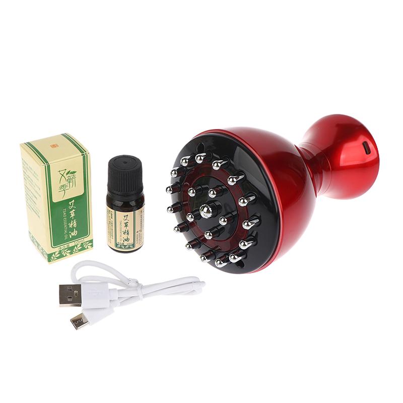 Electric Meridian Brush Anti Cellulite Gua Sha Body Massager Vibrate Microcurrent  Compress Scraping Lymphatic Drainage Care