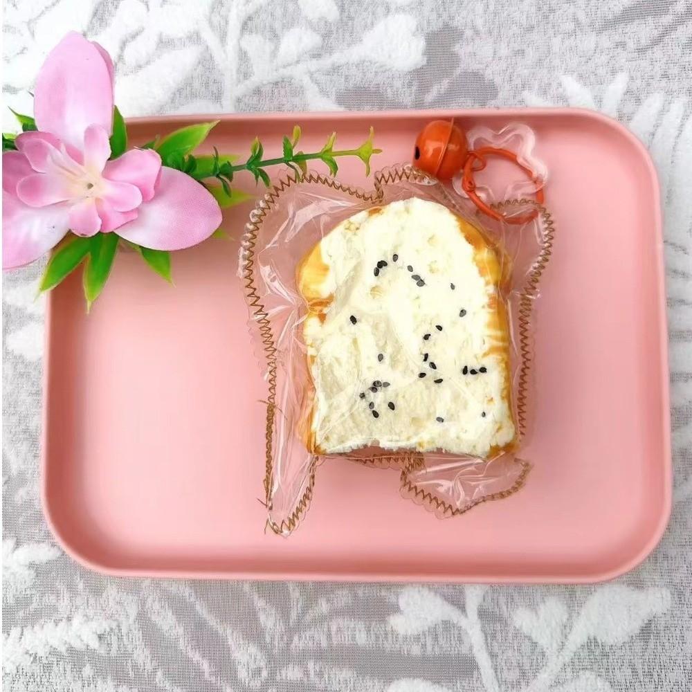 Double Layer Stress Relief Toy Slow Rising Fidget Toy Realistic Bread Toy Photography Props