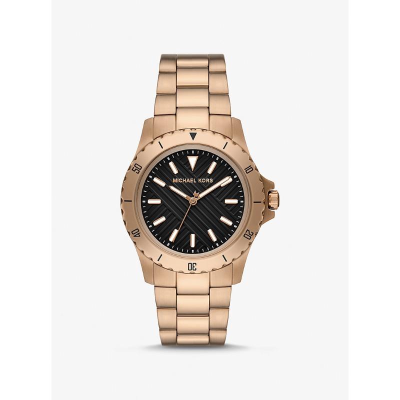 Большие часы Michael Kors Everest Бежевый Золотистый MK9140 бежевый