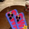 Luxury Y2K Style SWAG Glossy Film Hard Phone Case for Samsung Galaxy A37 A57 A17 A07 A16 A56 A55 A35 A15 A54 A05 A14 4G 5G