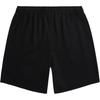 Li Ning Solid Color Mid Waist Drawstring Comfortable Breathable Straight Leg Casual Shorts Men shorts Black AKSU869-1