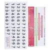 Piano Keyboard Stickers Scale Staff Decals Removeble for Synthesizer Hand Roll Piano