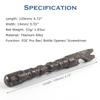 Hamans Titanium Alloy EDC Pry Bar with Bottle Opener Screwdriver Function Multi Tool (Multicolor)