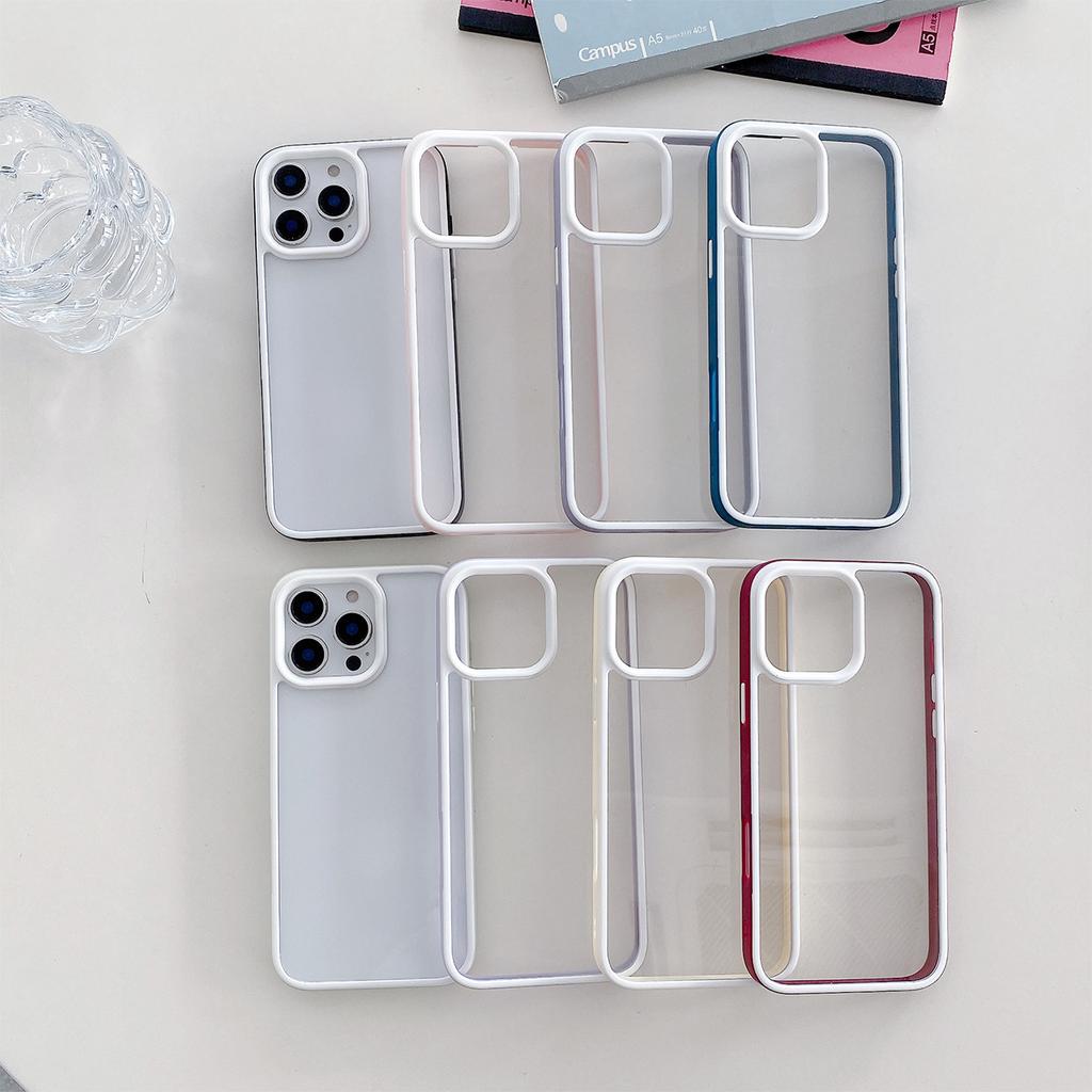 Simple Solid Color Border Phone Case, U-Shield for Apple for IPhone 16 ProMax Phone Case, 1514 Anti Drop Case