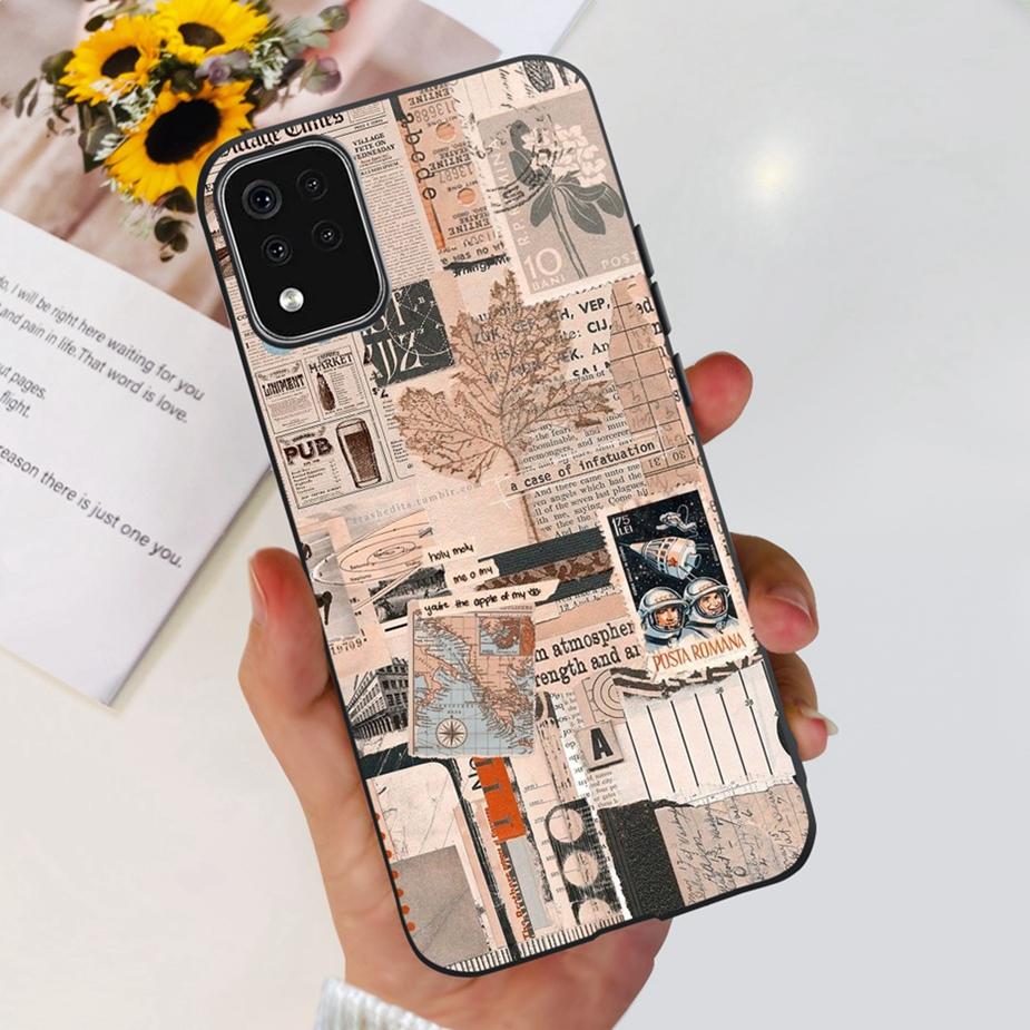 For LG K42 Case LM-K420 LMK420H Cute Fashion Painted Cover Soft Silicone Phone Case For LG K42 K 42 LGK42 Back Cover 6.6'' Coque