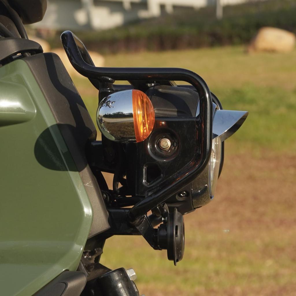 Headlight Visor for Super Cub C125 Cross Cub 110 Super Cub PRO110 Chrome-plated (42mm Long) (JA48), (JA45), (JA42), Etc.