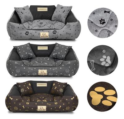 KINGDOG Dog Bed, Waterproof, Durable, ML XL, 3 Colors!