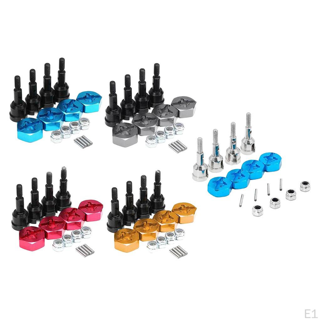 A969/A969B A979 1/18 RC Araba Yükseltme Aks Seti Yedek aksesuarlar