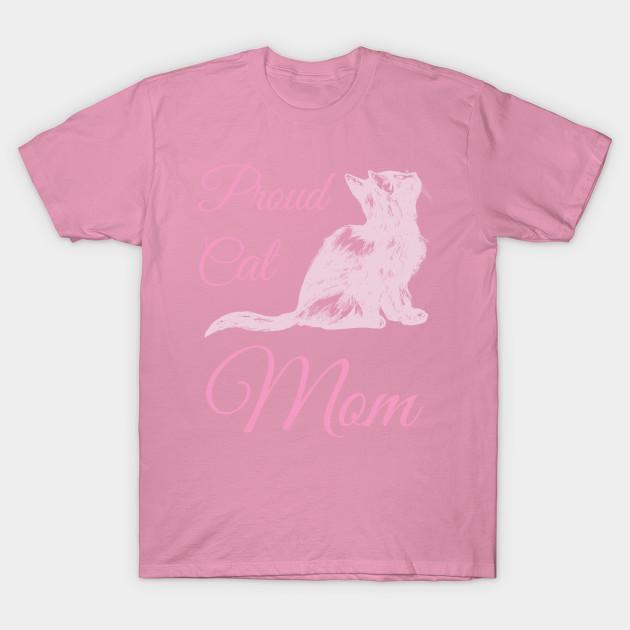 T Shirt Women Proud Cat Mom Harajuku Print Kawaii Tshirt Summer Short Sleeve Female T-Shirt Top Tee