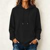 Women's Fashion Long Sleeve Hoodie Pullover Color Casual Top for Daily Wear