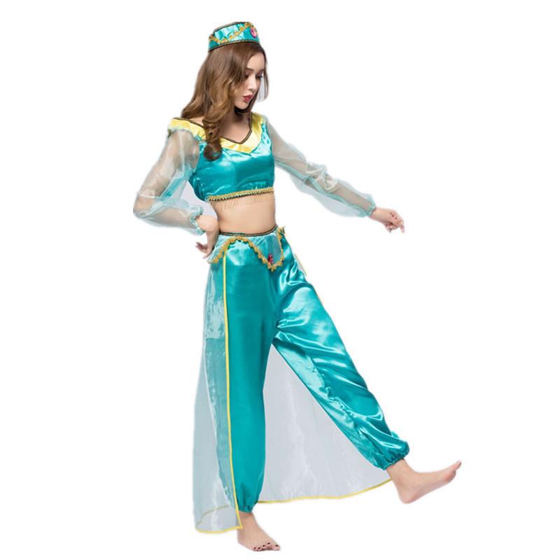 Elegant Adult Jasmine Princess Costume Dress For Women Perfect For Halloween Parties