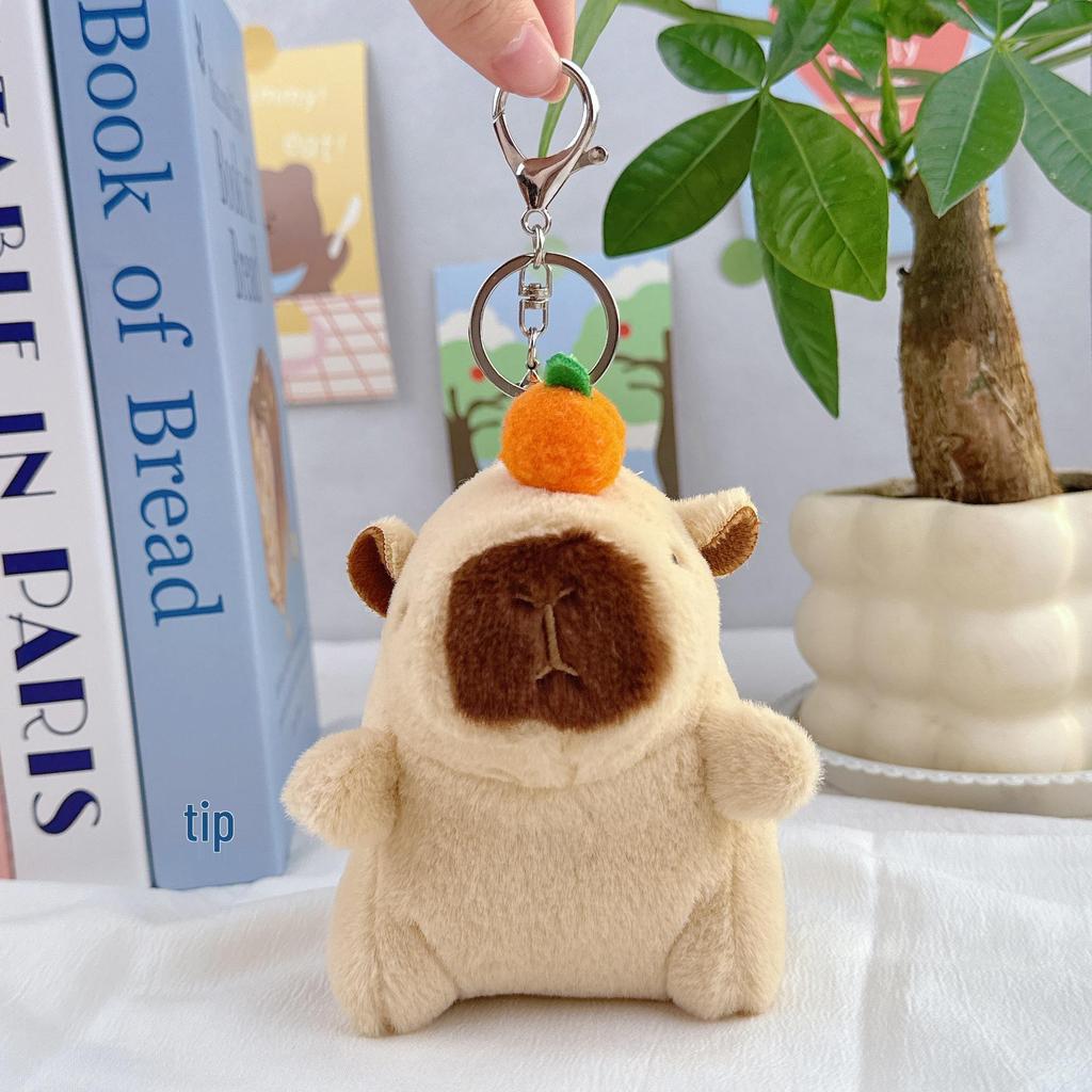 Popular Guinea Pig Plush Keychain - Cute Cavy Backpack Charm & Ornament