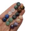 Natural Stone Green Aventurine & Amethyst Stud Earrings with Tiger Eye - Exclusive Jewelry Collection
