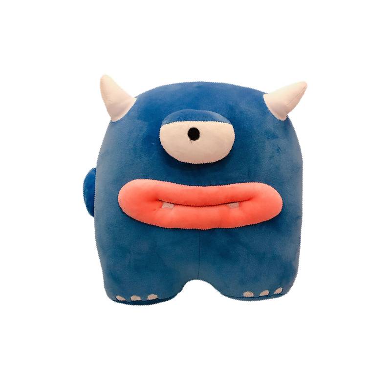

Кукла Университет Монстров Сосисочный Рот Кролик Плюшевая Игрушка Дьявол Монстр Подушка синий