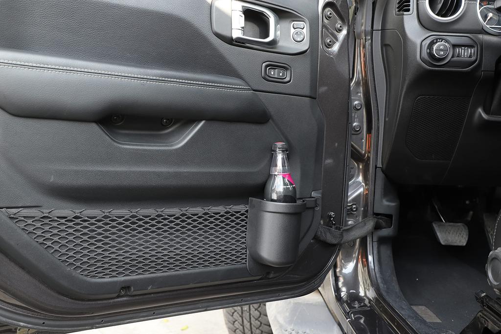 Cup Holder Door Handle Pocket for Jeep Wrangler JL 2018+ Storage Box for Jeep