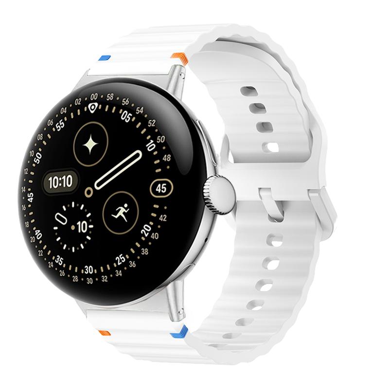 Sport-Ersatzarmband Passend für Google Pixel Watch 4/3 41mm 45mm Zubehör Wellen-Silikonband für Google Pixel Watch 2 1 Correa