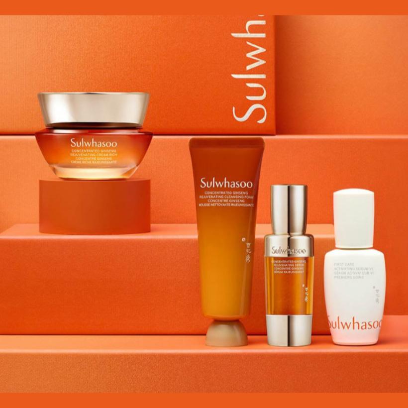 Sulwhasoo Konzentrierte Ginseng Verjüngungscreme Reich 50ml Set Korea Beauty