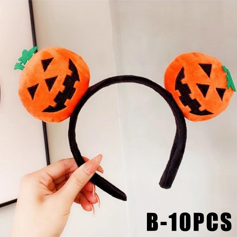 Niedliche Cartoon Anime Kürbis Puppe Halloween Stirnband Lustige DIY Feiertagsrequisiten Haarbündel und Reifenstil Partydekorationen