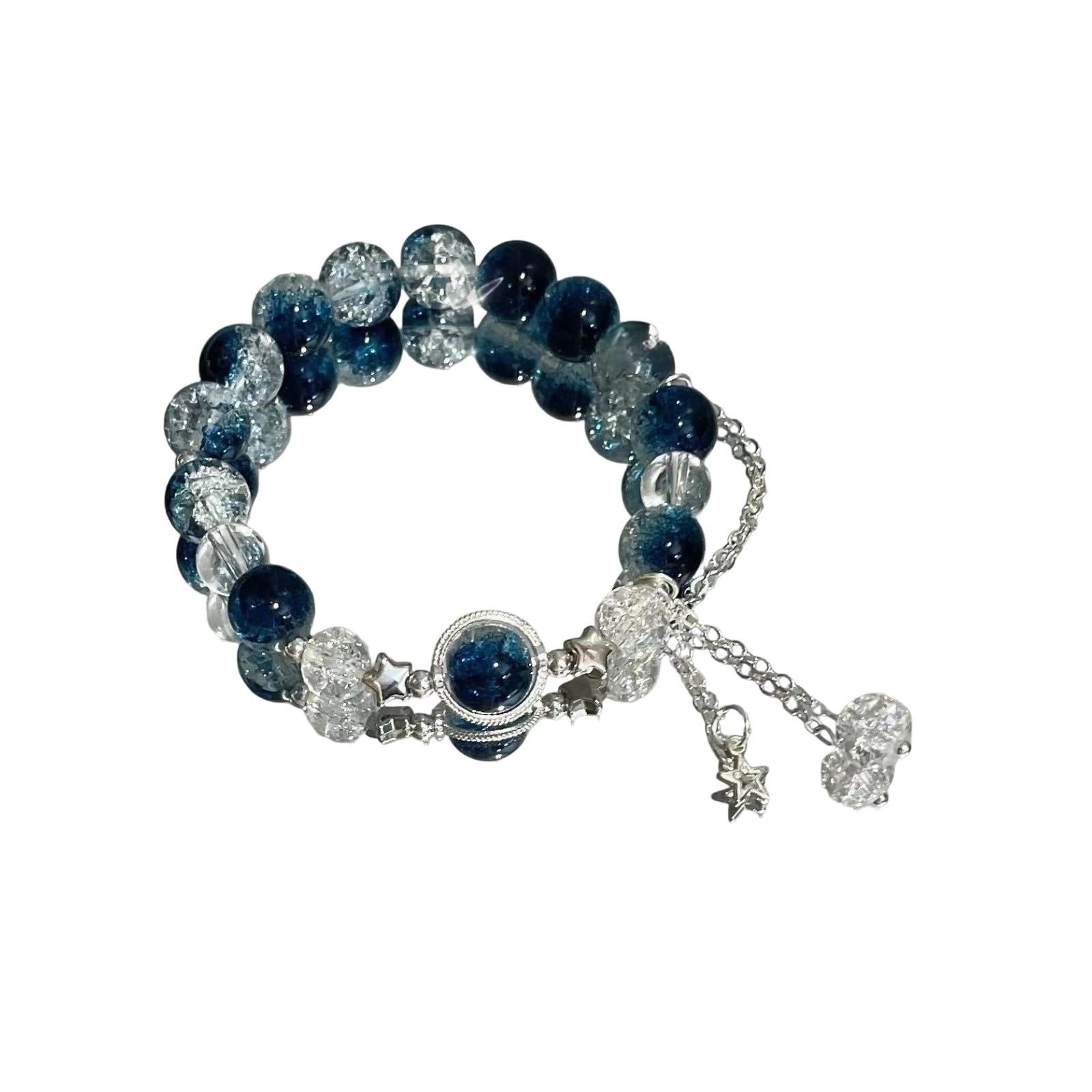 

Elegant Alloy Star Chain Bracelet Oxidation Resistant Comfortable Wear For Travel Work Parties And Daily Activities 1