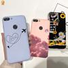 Für Huawei P Smart Hülle Niedliche Blume Schwarz Weiches TPU Silikon Bumper Hülle Für Huawei PSmart P Smart 2017 FIG-LX1 Handyhülle Funda