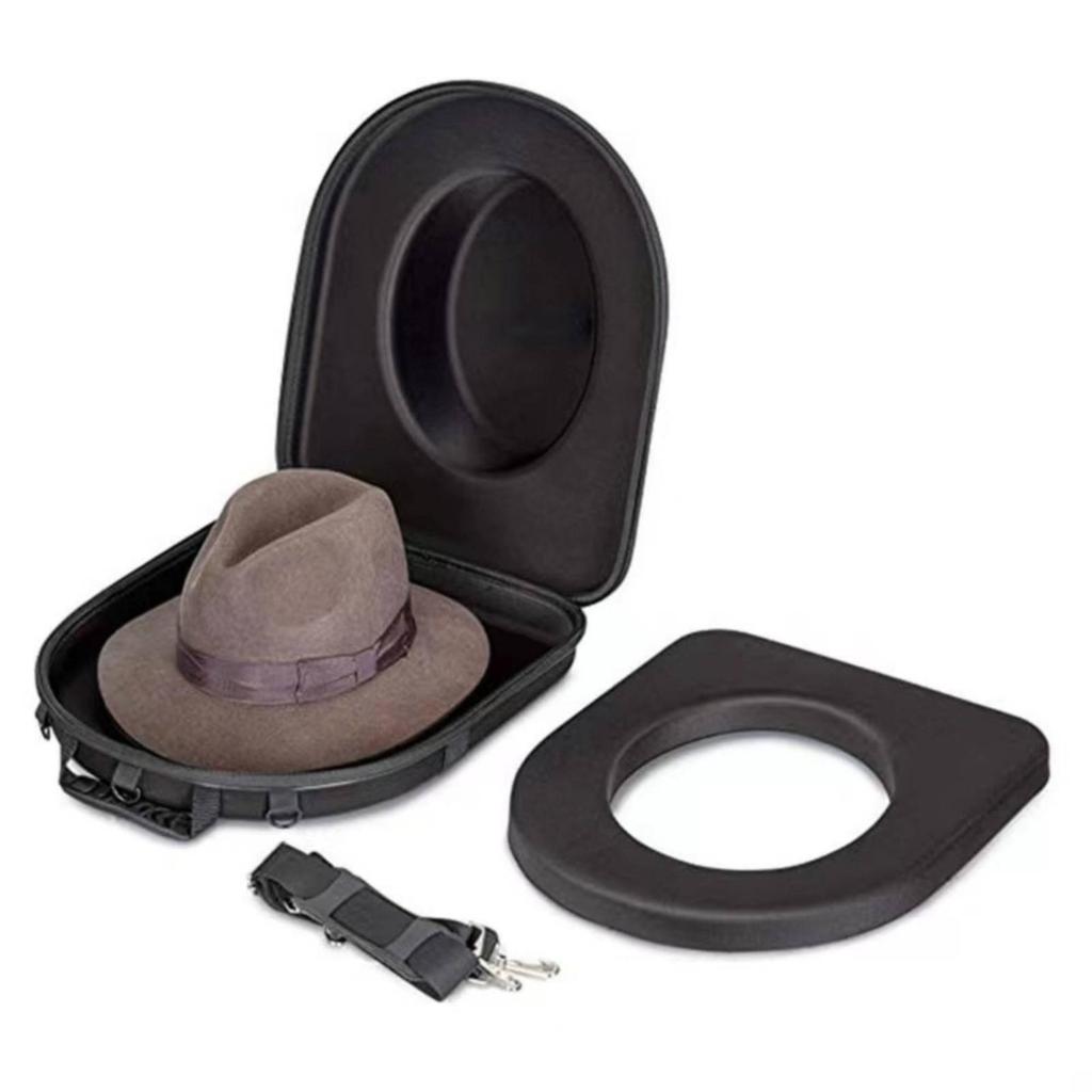 Hat Storage Box Portable Cap Holder Compact for Travelers