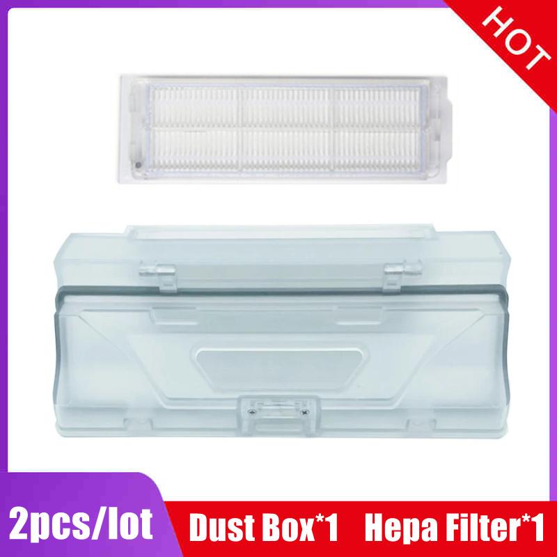 For XiaoMi Mi Robot Vacuum-Mop 2 Lite 2 Pro MJST1S MJST1SHW BHR5044EU Water Tank Dust Box Mop Cloth Spare Parts Accessroies