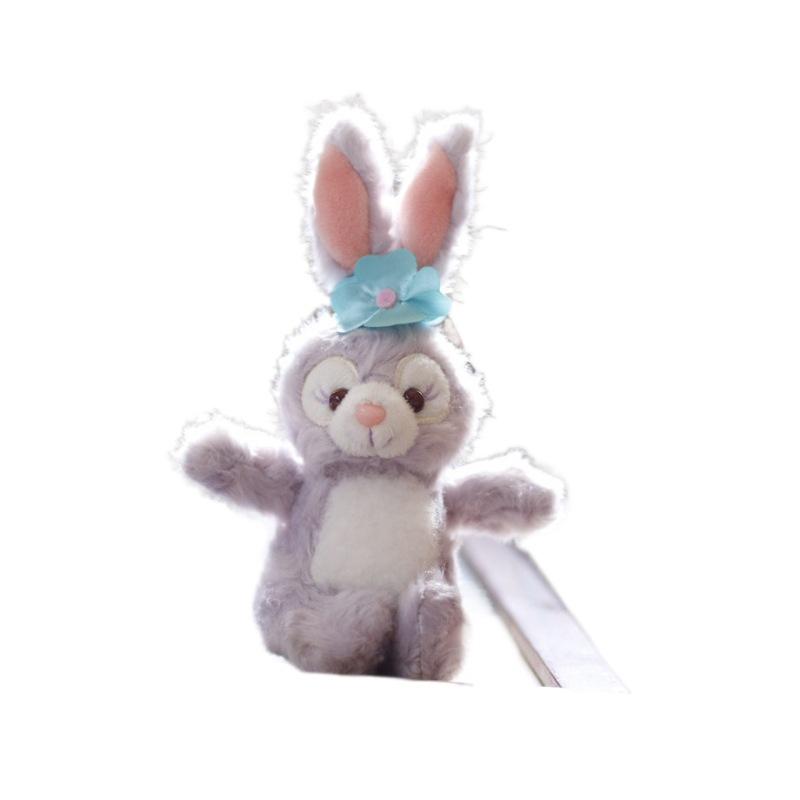 Ins Little Rabbit Pendant Plush Toy Doll Small Rabbit Doll Cute Bag Hanging Decoration Keychain