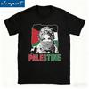 Pánské Dámské Šemag Palestinská Trička Arabská Hatta Kufiya Keffiyeh Bavlněné Topy Vtipná Trička s Krátkým Rukávem a Kulatým Výstřihem Párty Trička