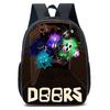 Doors Letter Roblox Anime Cartoon Lightweight Bag Children Backpack School