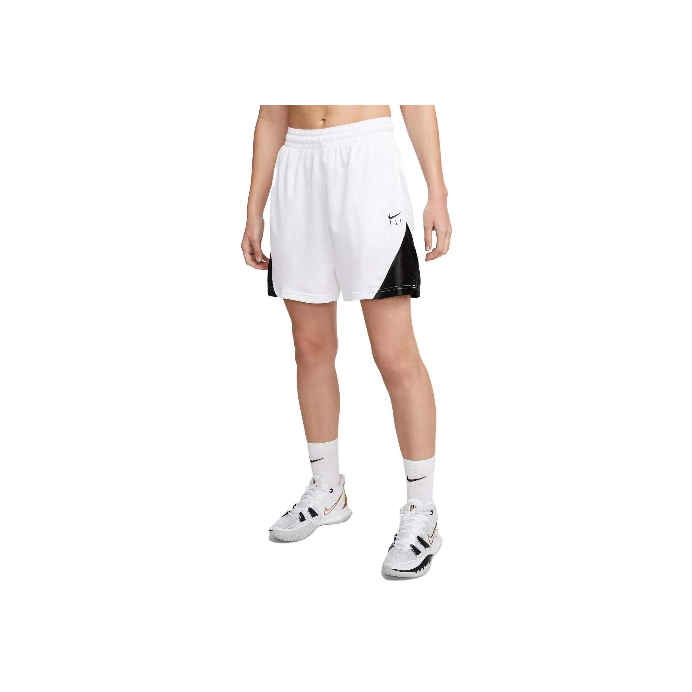 Nike Color Block Эластичные Прямые Повседневные Шорты Женские шорты Белые DH7363-100 M
