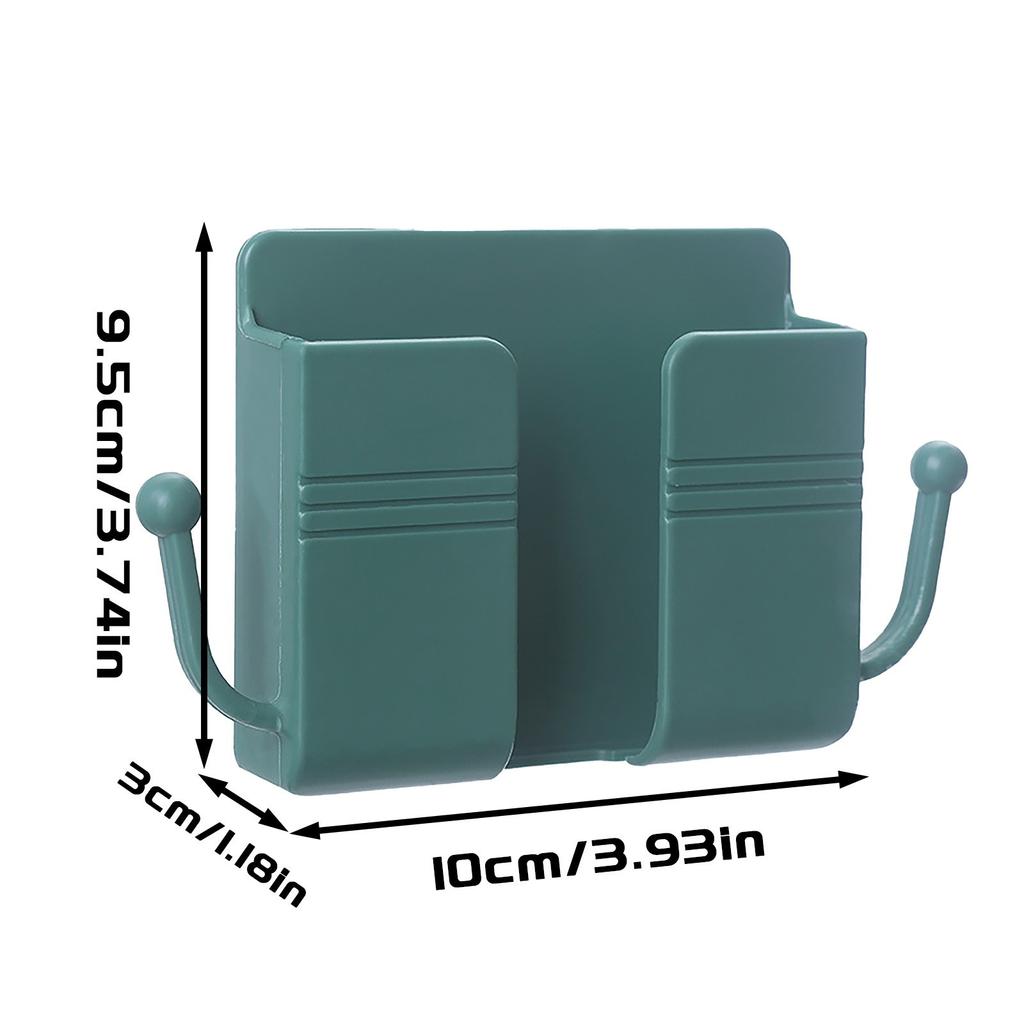(Nikita) Wall Mount Phone Holder Mobile Phone Storage Box WallMounted Storage Box PunchFree Storage Rack
