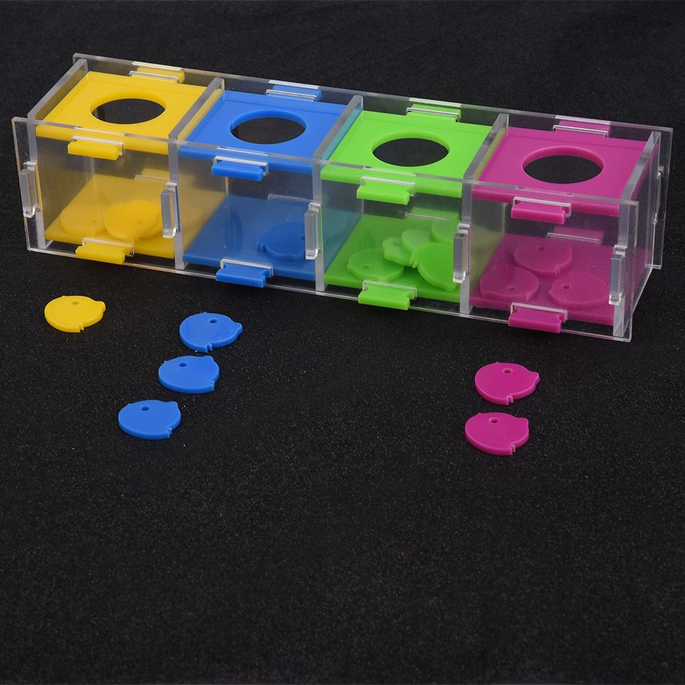 Toys, Colorful Acrylic Bird  Ing Interactive Puzzle Toy for NaIntelligence Development, with Safe Non Material, for  S Cockatiels Small Pets