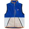 Nike Vests Men's Blue Stand Collar Thickened And Fleece Lined Other CD3142-480