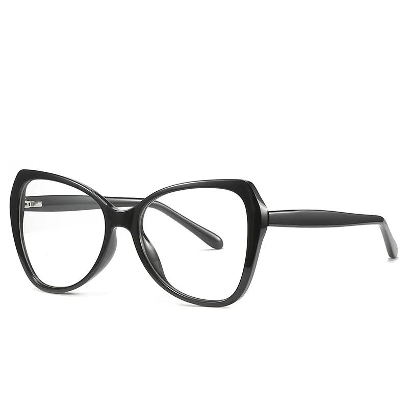 Fashion Cat Eye Reading Glasses Women's Tr90 Spring Hinge Resin Optical Presbyopic Eyeglasses Custom Diopter +50~+600 #46536